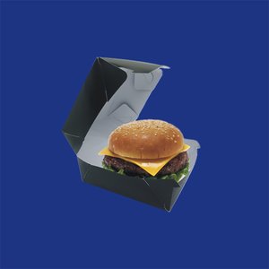Embalagem de hambúrguer para delivery